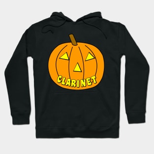 Clarinet Halloween Pumpkin Hoodie